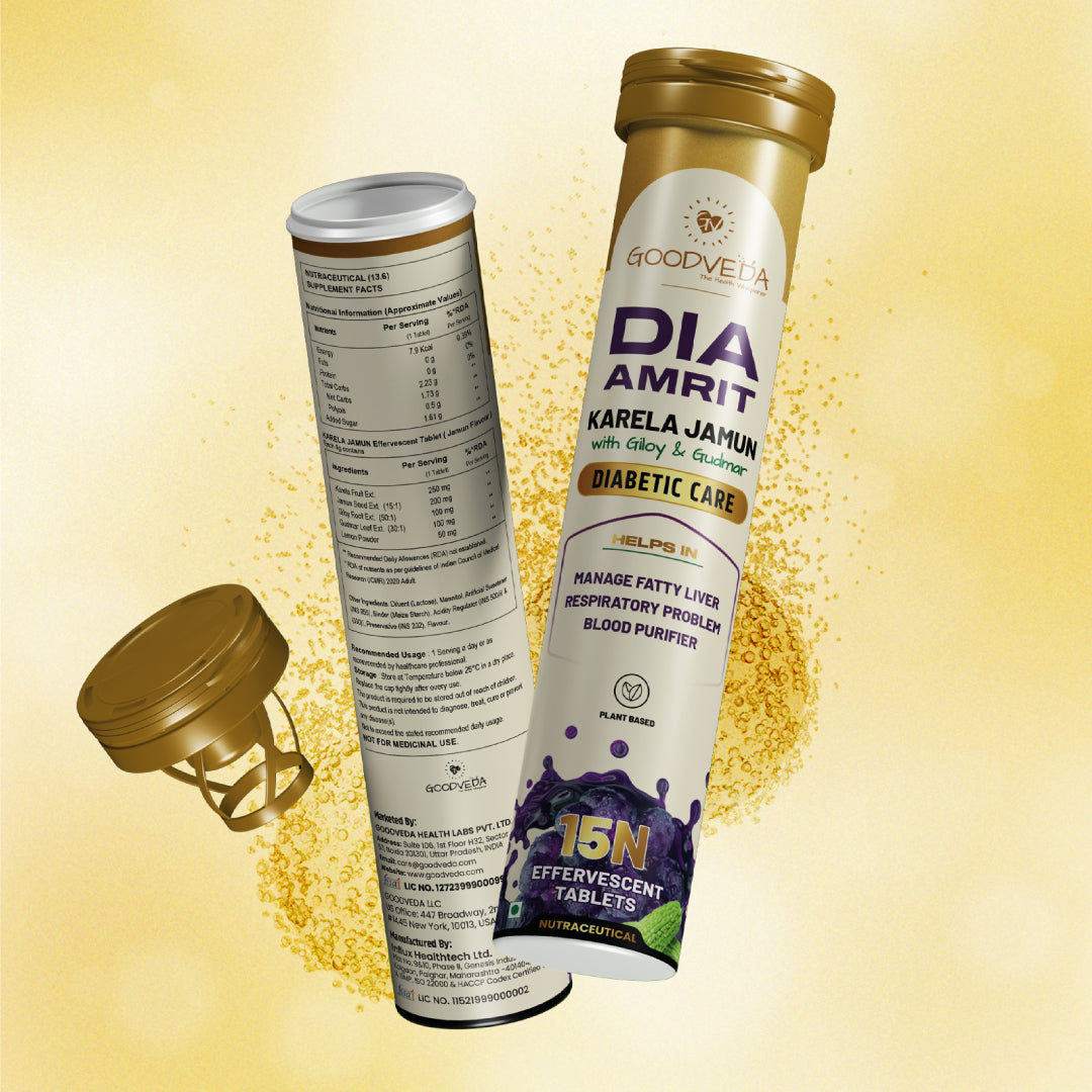Goodveda's DiaAmrit Effervescent for Diabetes Control