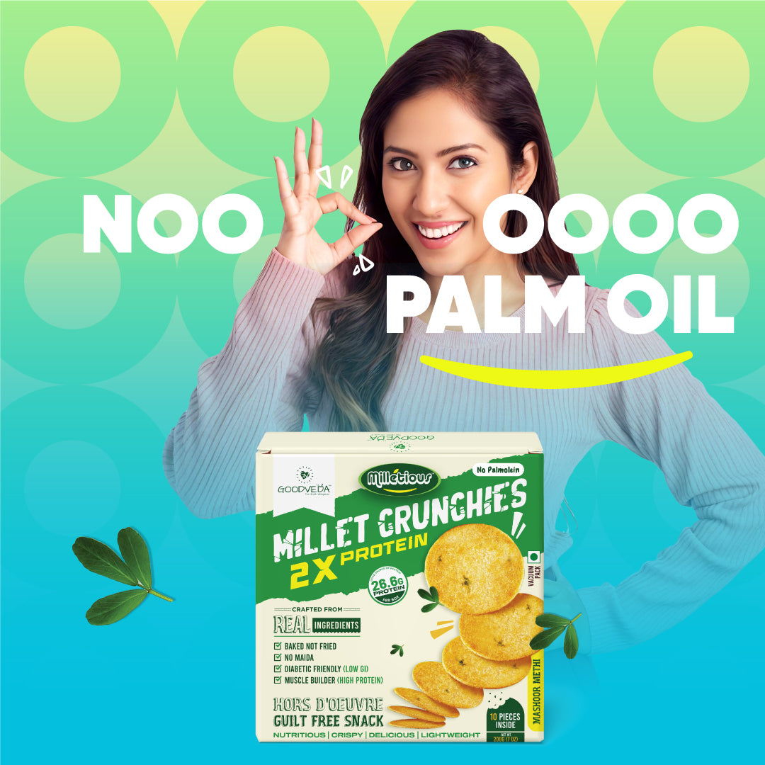 Mashoor Methi Flavor - Millet Crunchies The Ultimate Healthy Snack for Diabetic Support, Weight Management, and Gut Health
