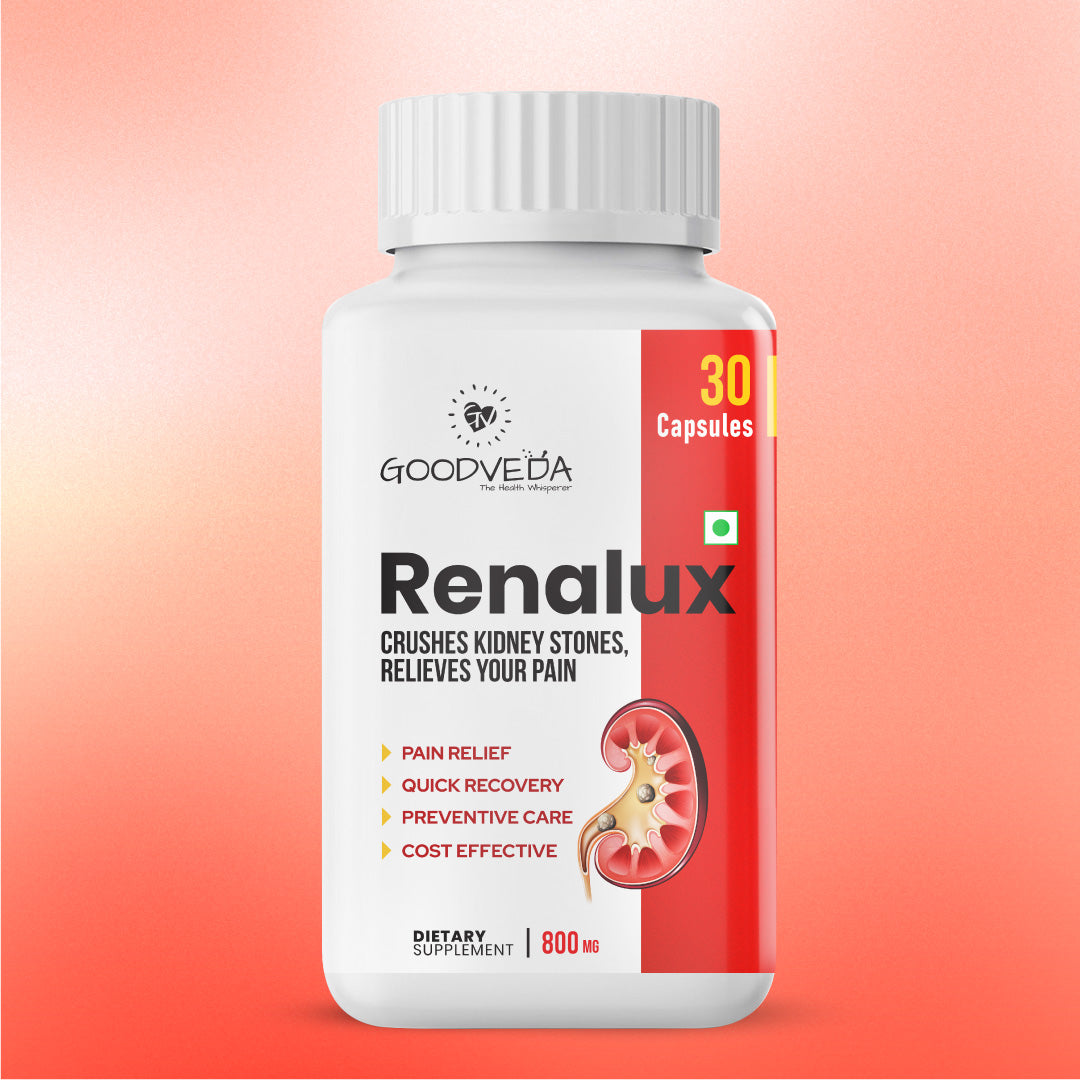 Renalux #1 ayurvedic formula for a stone free life, Naturally Best results in 45 days.