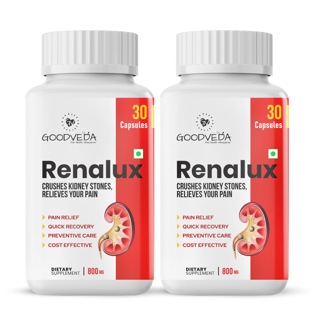 Renalux #1 ayurvedic formula for a stone free life, Naturally Best results in 45 days.
