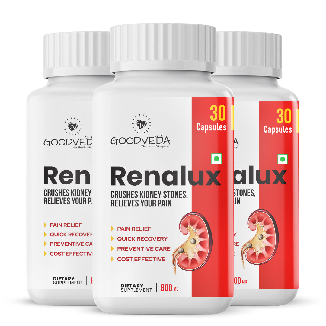 Renalux #1 ayurvedic formula for a stone free life, Naturally Best results in 45 days.
