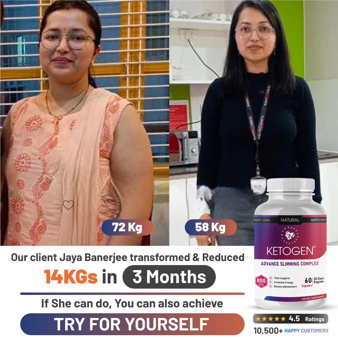Ketogen Slimming Complex - Ayurvedic Weight Loss Supplement for Fat Burn & Metabolism Support