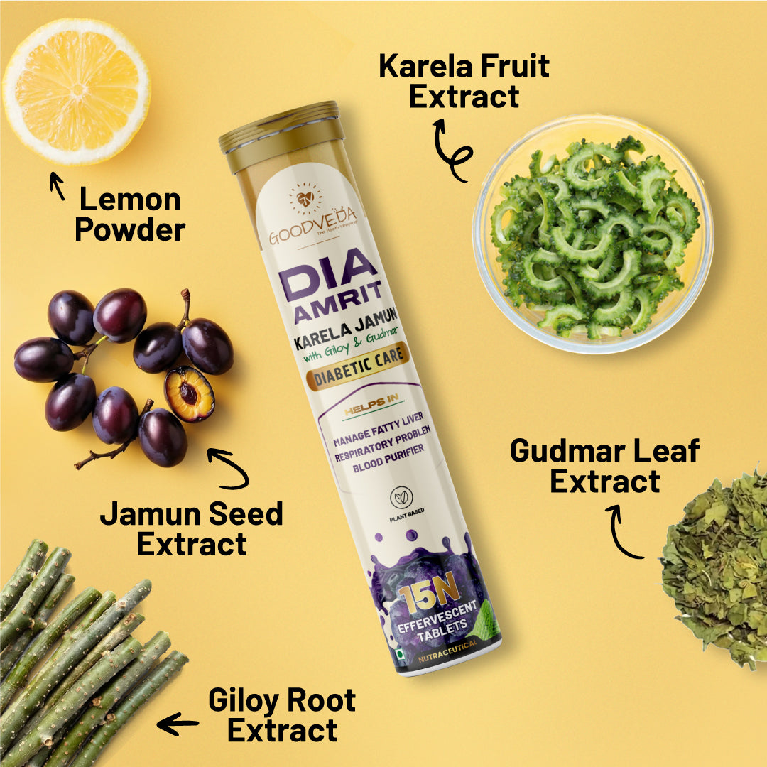 Goodveda's DiaAmrit Effervescent for Diabetes Control