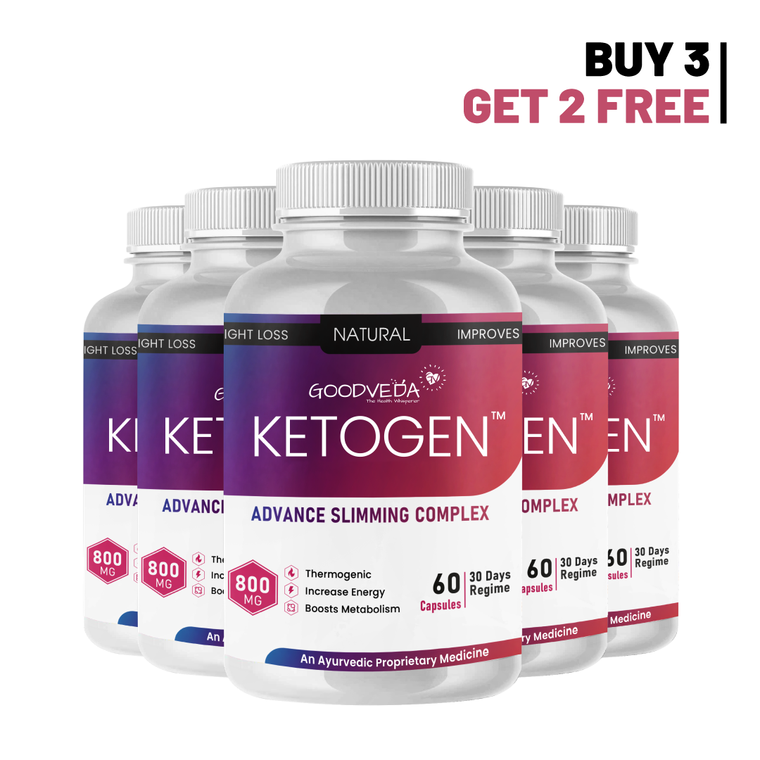 Ketogen Slimming Complex - Ayurvedic Weight Loss Supplement for Fat Burn & Metabolism Support