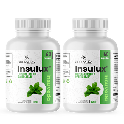Insulux - Advanced Ayurvedic Formula for Blood Sugar Control. Best Results in Up to 80 Days