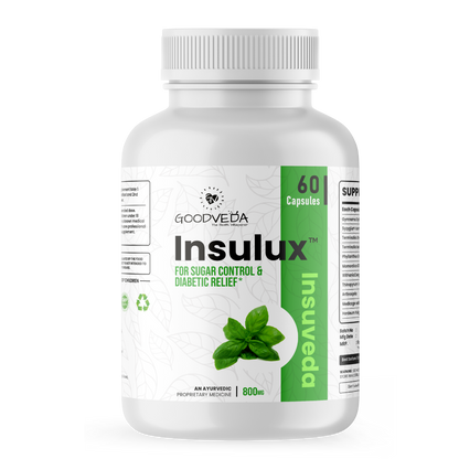 Insulux - Advanced Ayurvedic Formula for Blood Sugar Control. Best Results in Up to 80 Days