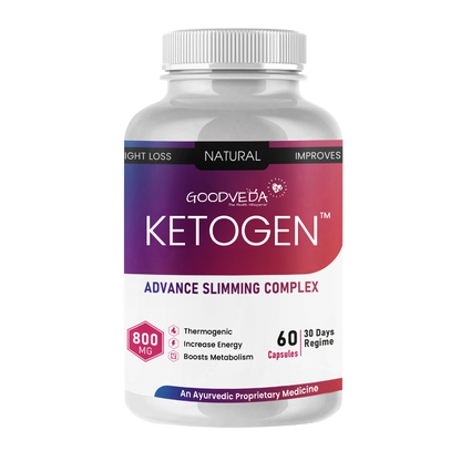 Ketogen Slimming Complex - Ayurvedic Weight Loss Supplement for Fat Burn & Metabolism Support