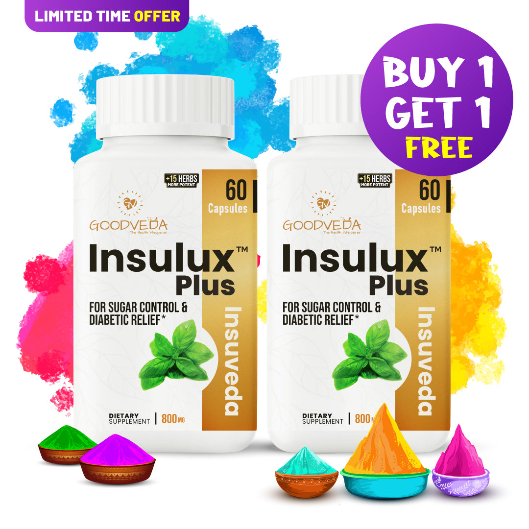 Insulux Plus | Renewed Ayurvedic Formula for Healthy Blood Sugar Support. Best Results in Up to 70 Days