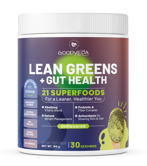 Goodveda Lean & Green – Your Path to Gut Health and a Leaner Body