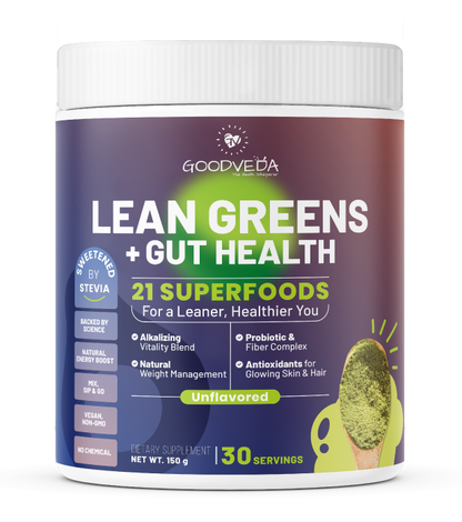 Goodveda Lean & Green – Your Path to Gut Health and a Leaner Body