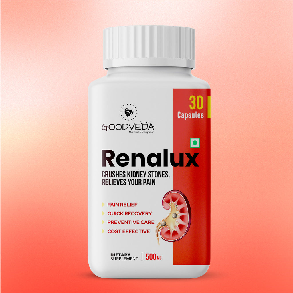 Renalux #1 ayurvedic formula for a stone free life, Naturally Best results in 45 days.