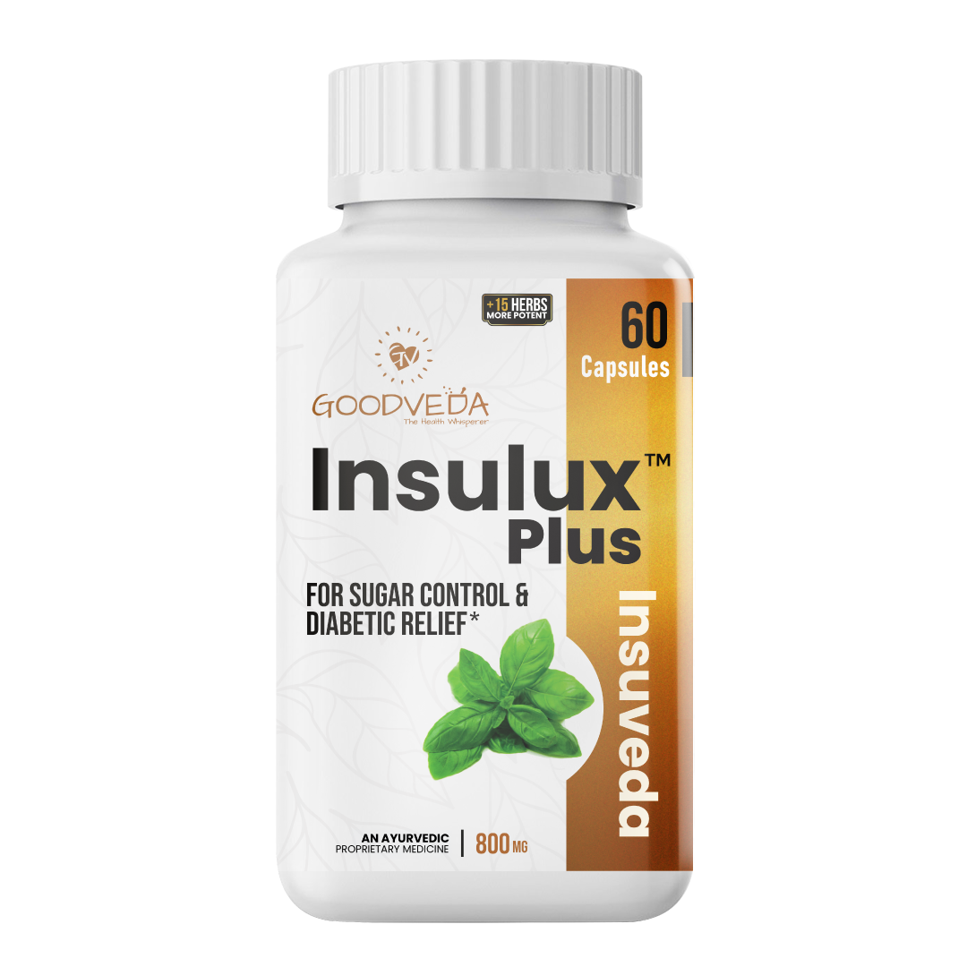 Insulux Plus | Renewed Ayurvedic Formula for Healthy Blood Sugar Support. Best Results in Up to 70 Days