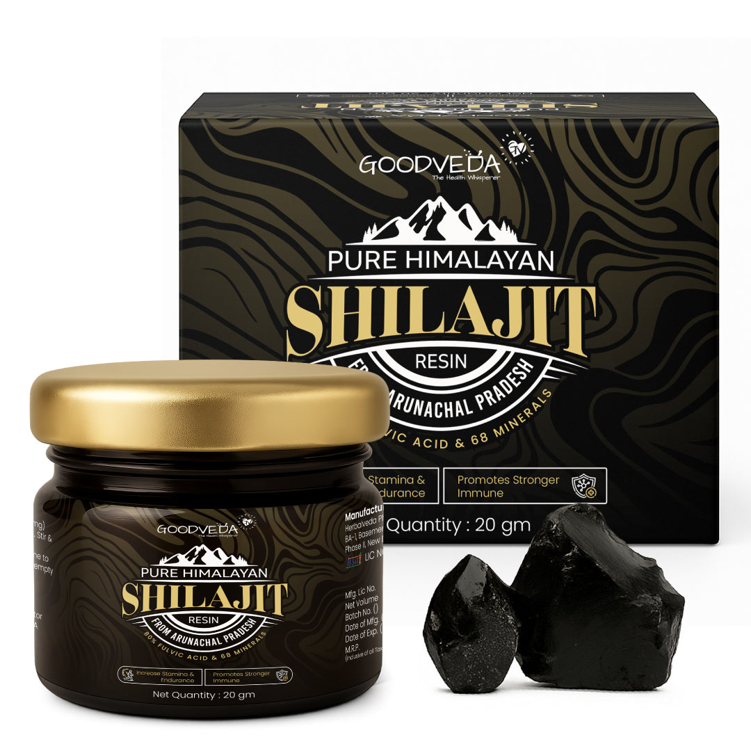 Goodveda Himalayan Shilajit Resin - Pure Power from Arunachal’s Peaks