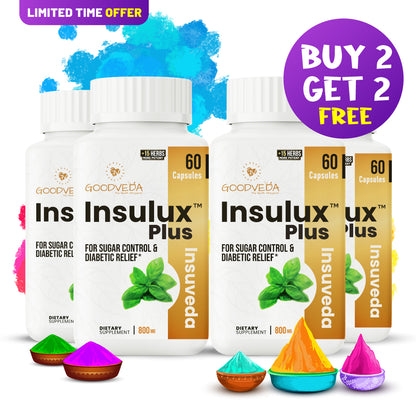 Insulux Plus | Renewed Ayurvedic Formula for Healthy Blood Sugar Support. Best Results in Up to 70 Days