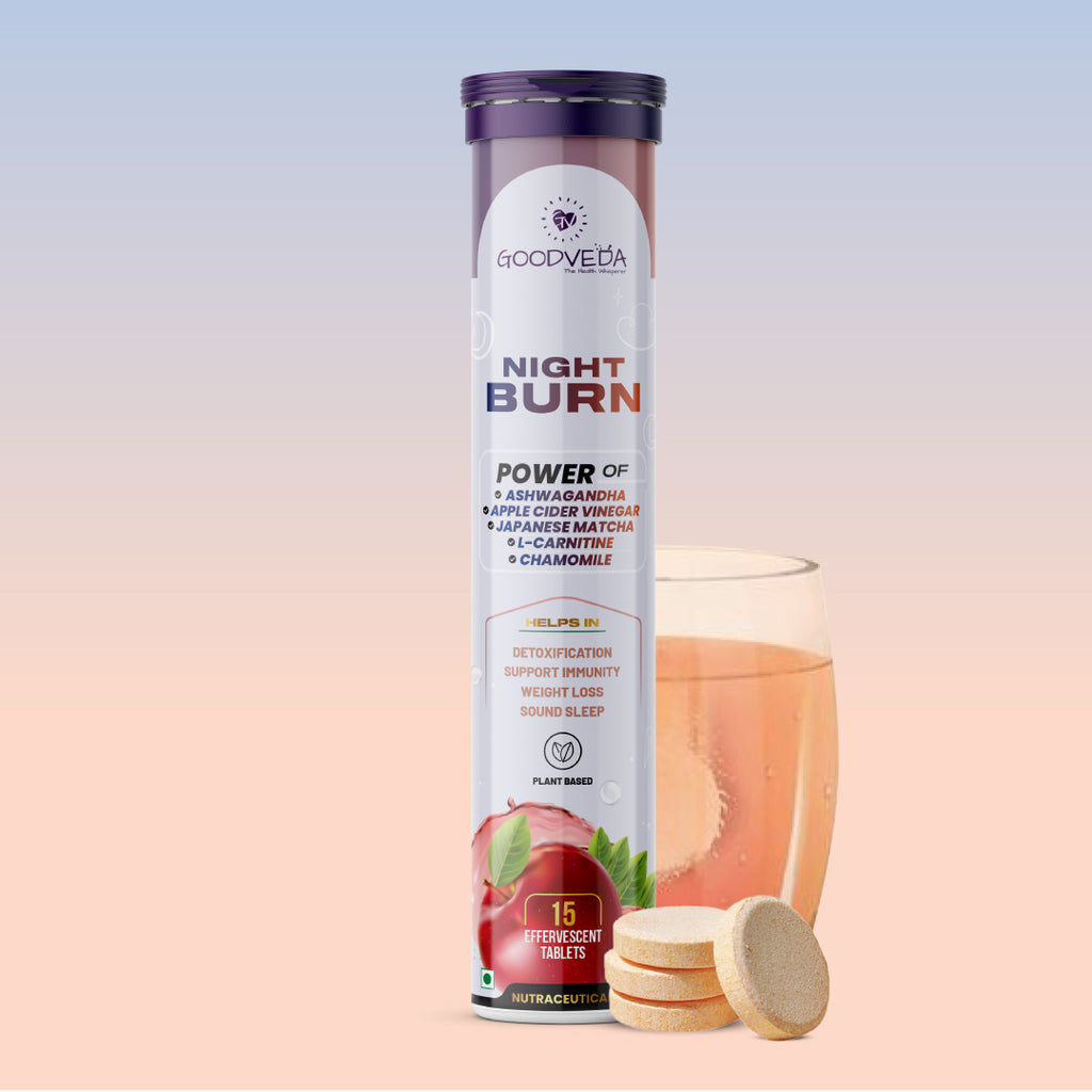 Night Burn Effervescent The Ultimate Evening Ritual for Weight Management, De-Stress and Good Sleep