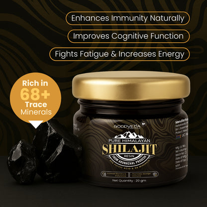 Goodveda Himalayan Shilajit Resin - Pure Power from Arunachal’s Peaks