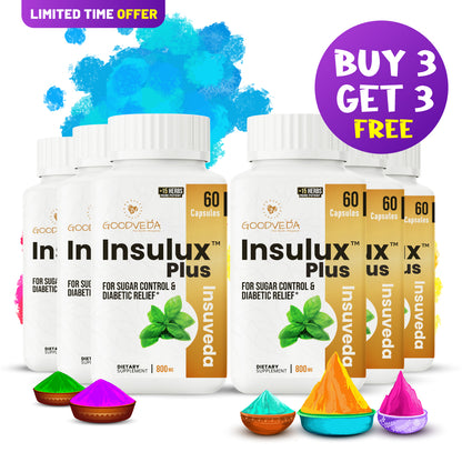 Insulux Plus | Renewed Ayurvedic Formula for Healthy Blood Sugar Support. Best Results in Up to 70 Days