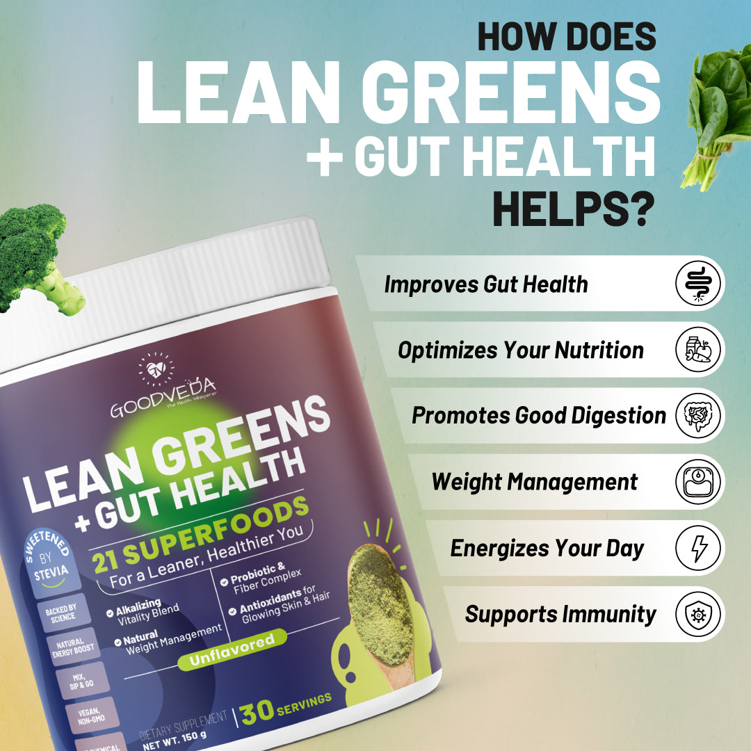 Goodveda Lean & Green – Your Path to Gut Health and a Leaner Body