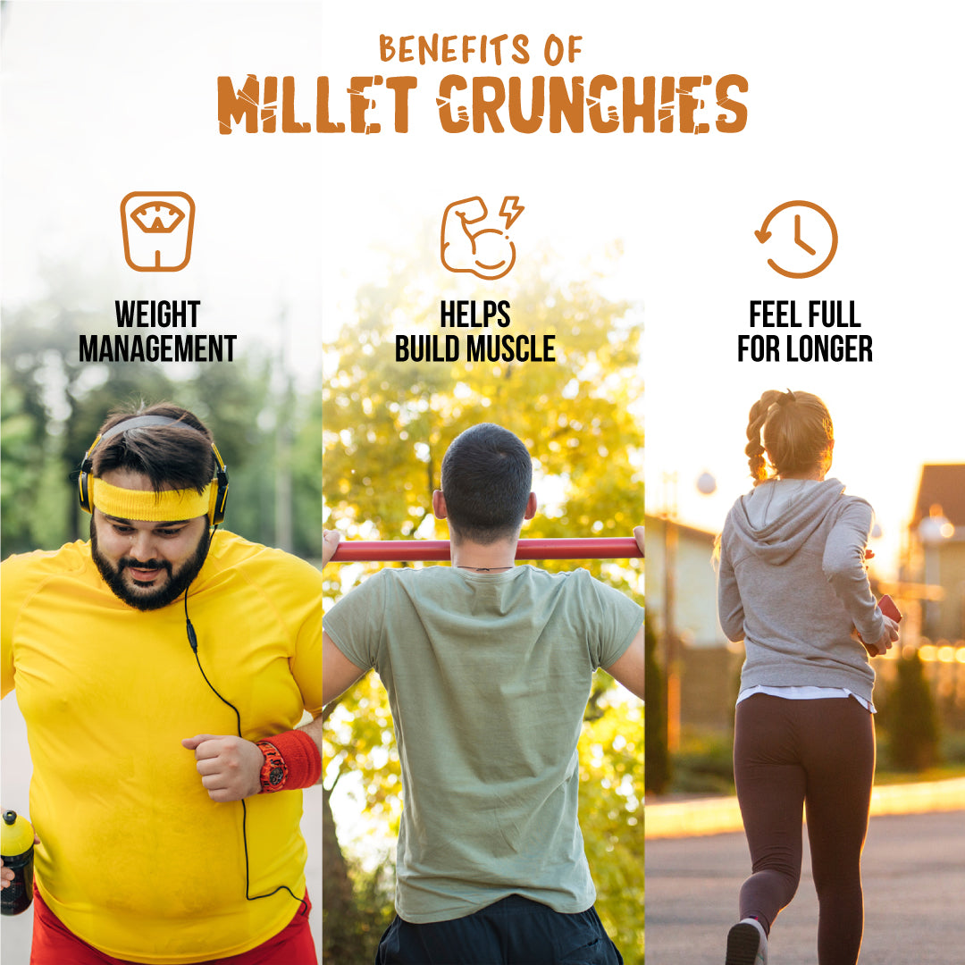 Millet Crunchies The Ultimate Healthy Snack for Diabetic Support, Weight Management, and Gut Health Mad Masala