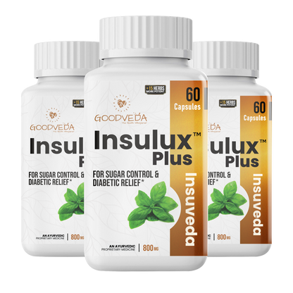 Insulux Plus | Renewed Ayurvedic Formula for Healthy Blood Sugar Support. Best Results in Up to 70 Days