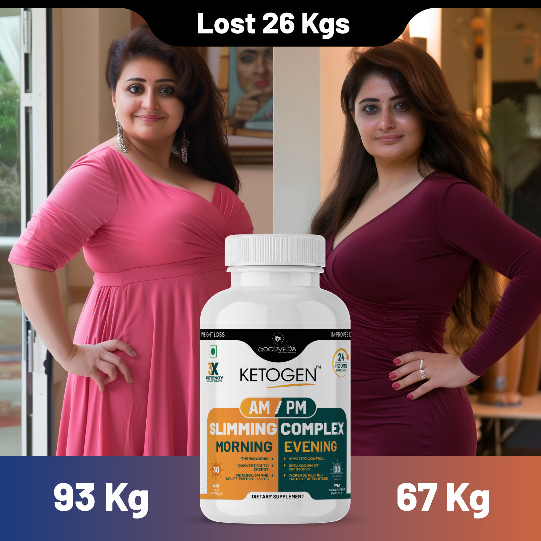 Goodveda AM/PM Slimming Complex - Your 24-Hour Weight Loss Solution