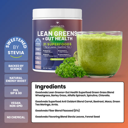 Goodveda Lean & Green – Your Path to Gut Health and a Leaner Body