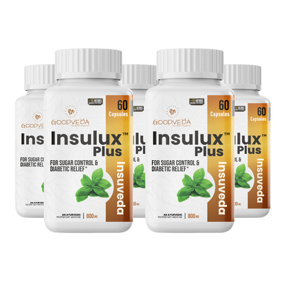 Insulux Plus | Renewed Ayurvedic Formula for Healthy Blood Sugar Support. Best Results in Up to 70 Days