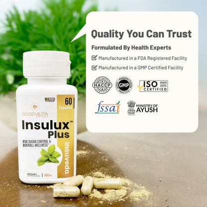 Control Diabetes Naturally: Insulux Plus & Dia Amrit Combo for Balanced Blood Sugar