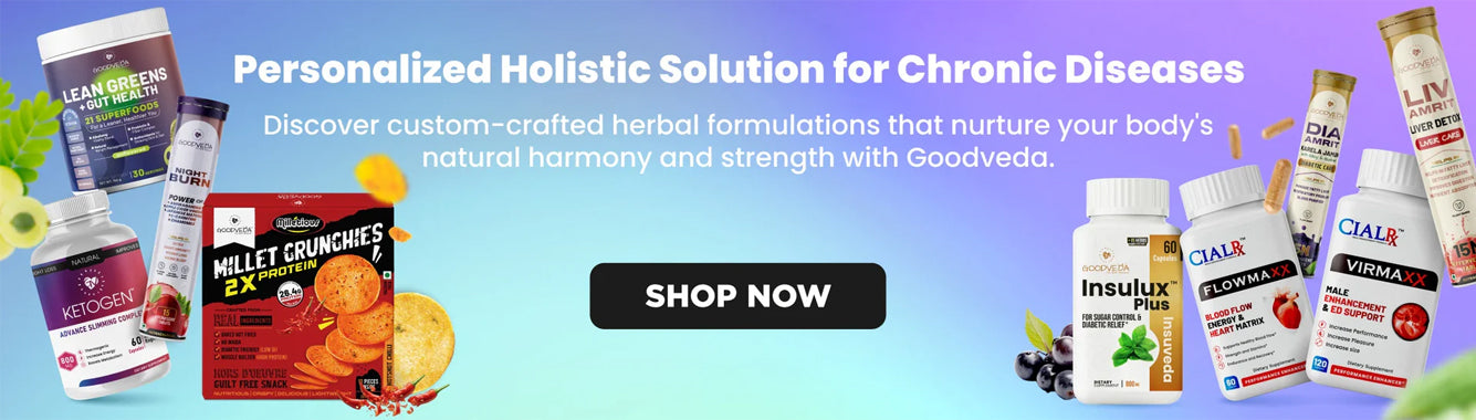 Chronic Health issues are not a life sentence, Get your Vibrance back with Goodveda!!
