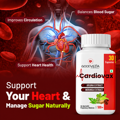 CardioVax #1 ayurvedic formula for promoting heart health. Best results in 50 days.