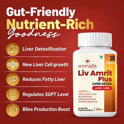 Liv Amrit Plus: Ultimate 9-in-1 Liver Detox Formula for Cleansing, Repair & Resilience