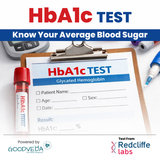 Free HbA1c Test + Free Expert Consultation | Goodveda x Redcliffe Labs