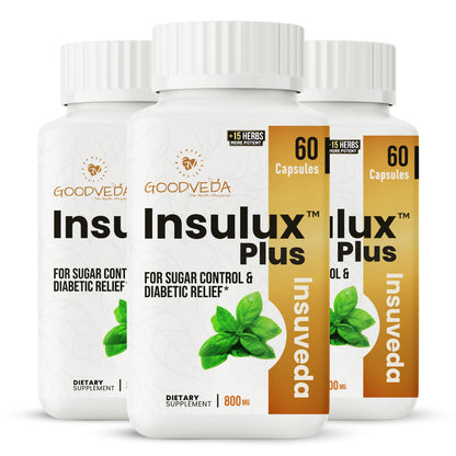 Insulux Plus | Renewed Ayurvedic Formula for Blood Sugar Control. Best Results in Up to 70 Days