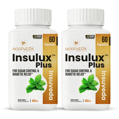 Insulux Plus | Renewed Ayurvedic Formula for Blood Sugar Control. Best Results in Up to 70 Days