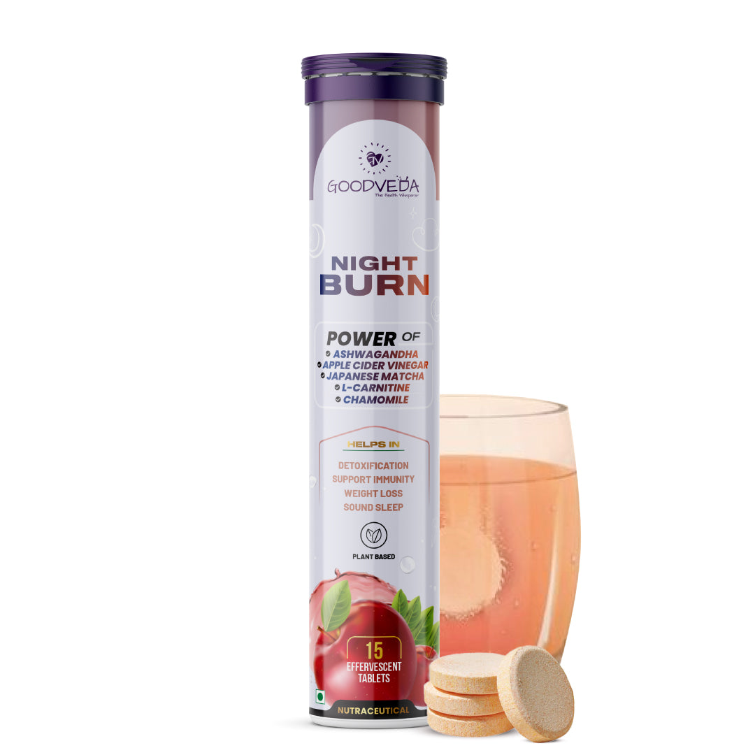 Night Burn Effervescent The Ultimate Evening Ritual for Weight Management, De-Stress and Good Sleep