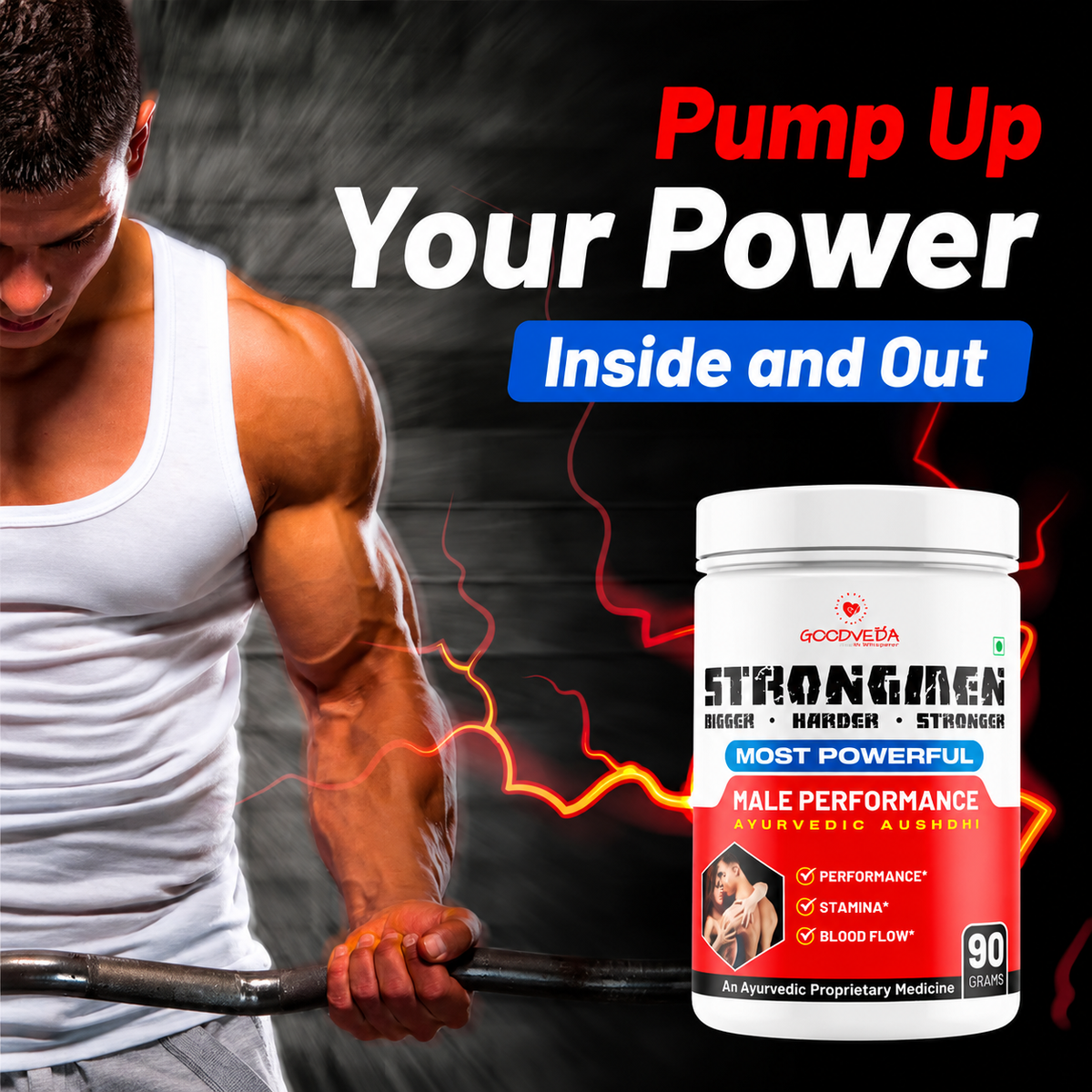 STRONGMEN – Ayurvedic Solution for Improved Stamina & Performance