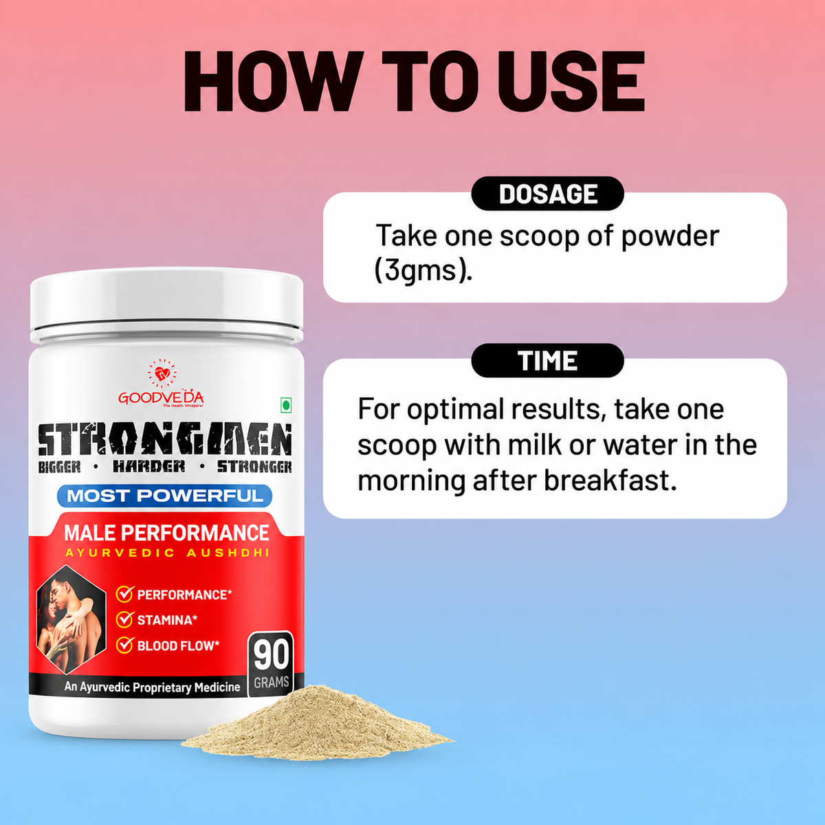 STRONGMEN – Ayurvedic Solution for Improved Stamina & Performance