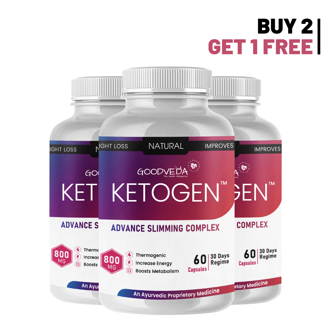Ketogen Slimming Complex - Ayurvedic Weight Loss Supplement for Fat Burn & Metabolism Support