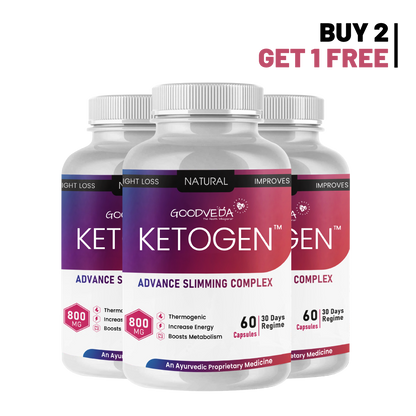 Ketogen Slimming Complex - Ayurvedic Weight Loss Supplement for Fat Burn & Metabolism Support