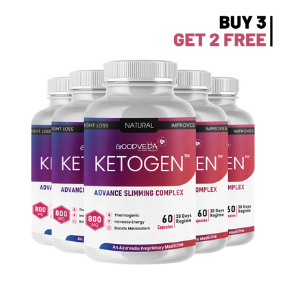 Ketogen Slimming Complex - Ayurvedic Weight Loss Supplement for Fat Burn & Metabolism Support